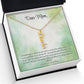 Personalized Vertical Name Necklace - Custom Jewelry Gift for Moms | Holiday, Birthday, Anniversary, Christmas