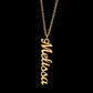 Personalized Vertical Name Necklace - Custom Jewelry Gift for Moms | Holiday, Birthday, Anniversary, Christmas