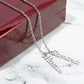 Personalized Multi Vertical Name Necklace | Custom Layered Name Pendant in Stainless Steel or 18k Yellow Gold