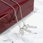 Personalized Multi Vertical Name Necklace | Custom Layered Name Pendant in Stainless Steel or 18k Yellow Gold