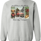 Vintage Small Town Christmas Gildan Sweatshirt – Personalized City & State Holiday Rustic Country Design