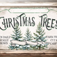 Personalized Rustic Christmas Tree Canvas – Custom Farm Fresh Holiday Decor