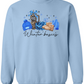 Personalized Winter Basics Gildan Crewneck Sweatshirt | Monogram Coffee Cup Design | Cozy Seasonal Apparel