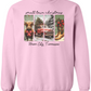 Vintage Small Town Christmas Gildan Sweatshirt – Personalized City & State Holiday Rustic Country Design