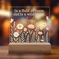 Personalized Wildflower LED Night Light – “In a Field of Roses, She Is a Wildflower” Nursery or Kids Decor | Custom Name Acrylic Light for Girls Room | Boho Floral Nightlight Gift