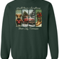 Vintage Small Town Christmas Gildan Sweatshirt – Personalized City & State Holiday Rustic Country Design