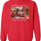 Vintage Small Town Christmas Gildan Sweatshirt – Personalized City & State Holiday Rustic Country Design