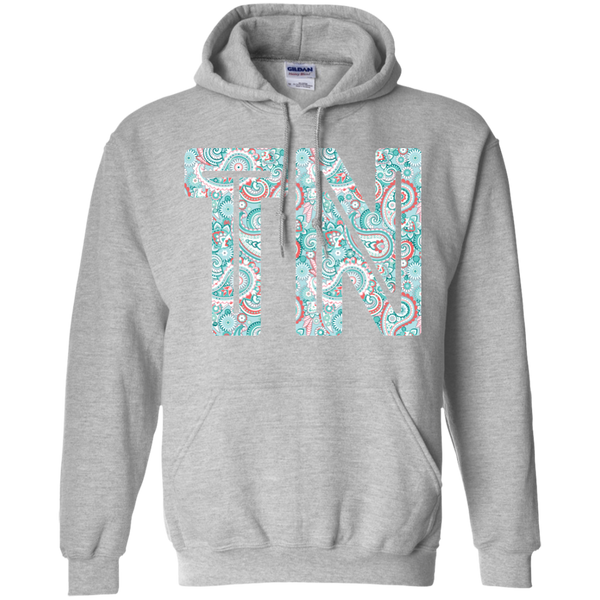 Paisley Tennessee Hoodie Sweatshirt Sport Grey