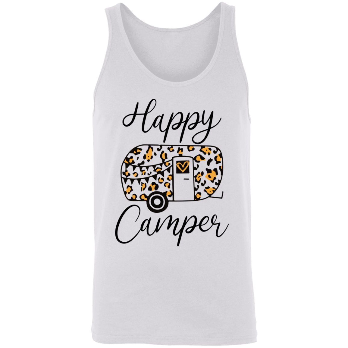 Happy Camper Tank Top – Cute and Comfy Camping Graphic Tank