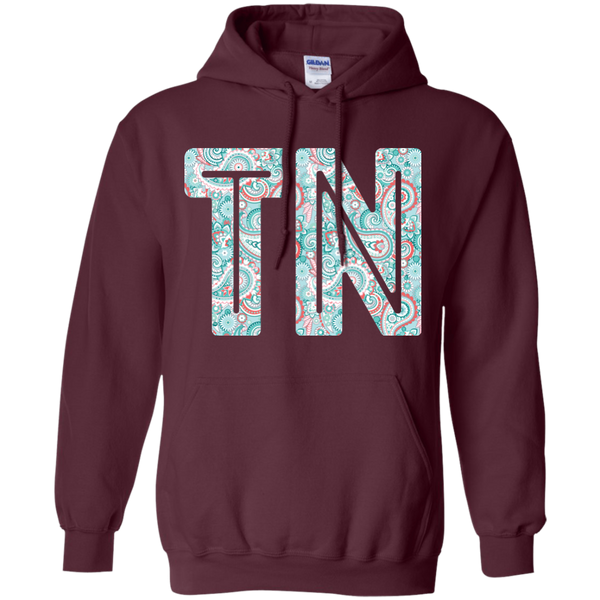 Paisley Tennessee Hoodie Sweatshirt Maroon