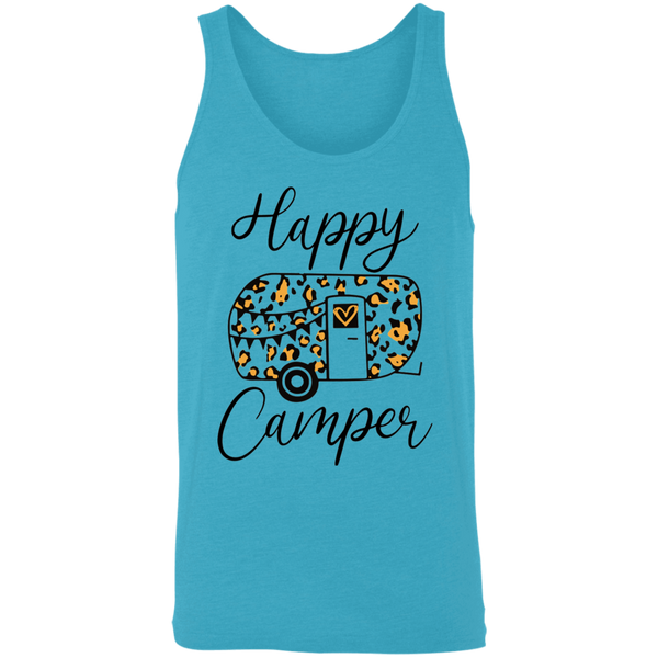 Happy Camper Tank Top – Cute and Comfy Camping Graphic Tank