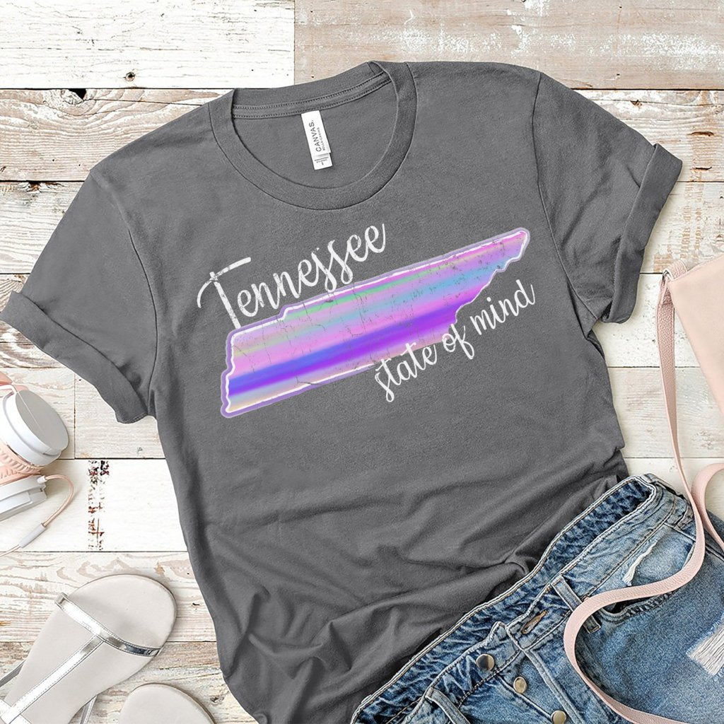 Watercolor Tennessee State of Mind Bella+Canvas Tee – Soft, Stylish, and Full of State Pride